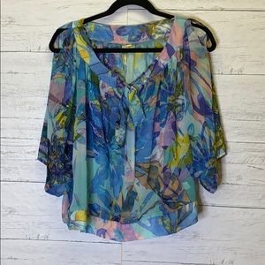 Chennault/sheer top